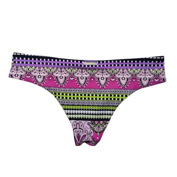 Sabz Other - Sabz Swimwear Bikini Bottom Womens Small Geometric Paisley Made in Colombia